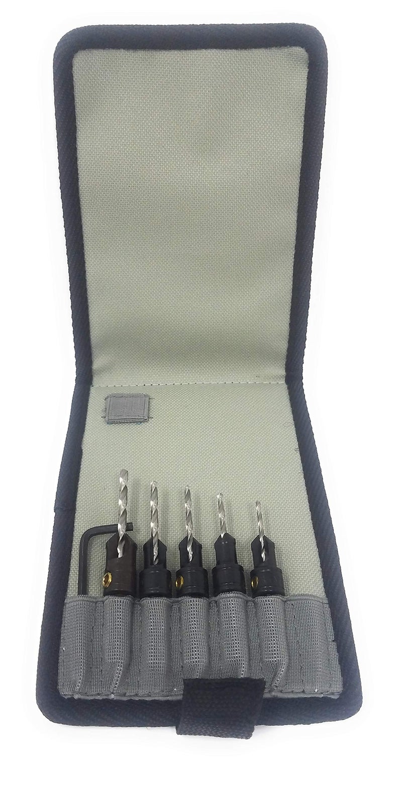 Make it Snappy Tools Brand Quick-Change 5-Pc. Countersink Drill Bit Set with Case. Proudly Made in The USA - Image 5